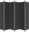 vidaXL - Kamerscherm - met - 6 - panelen - 300x220 - cm - stof - zwart
