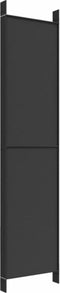 vidaXL - Kamerscherm - met - 6 - panelen - 300x220 - cm - stof - zwart