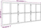 vidaXL - Kamerscherm - met - 6 - panelen - 420x180 - cm - crèmewit