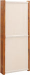 vidaXL - Kamerscherm - met - 6 - panelen - 420x180 - cm - crèmewit