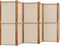 vidaXL - Kamerscherm - met - 6 - panelen - 420x180 - cm - taupe