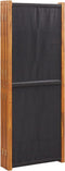 vidaXL - Kamerscherm - met - 6 - panelen - 420x180 - cm - zwart