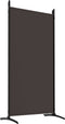 vidaXL - Kamerscherm - met - 6 - panelen - 520x180 - cm - stof - bruin