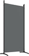 vidaXL - Kamerscherm - met - 6 - panelen - 520x180 - cm - stof - antracietkleurig