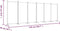vidaXL - Kamerscherm - met - 6 - panelen - 520x180 - cm - stof - antracietkleurig