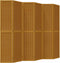 vidaXL - Kamerscherm - met - 6 - panelen - massief - paulowniahout - bruin