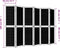 vidaXL - Kamerscherm - met - 6 - panelen - massief - paulowniahout - bruin