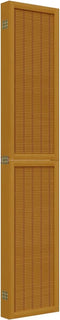 vidaXL - Kamerscherm - met - 6 - panelen - massief - paulowniahout - bruin