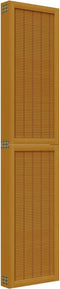 vidaXL - Kamerscherm - met - 6 - panelen - massief - paulowniahout - bruin