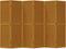 vidaXL - Kamerscherm - met - 6 - panelen - massief - paulowniahout - bruin