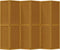 vidaXL - Kamerscherm - met - 6 - panelen - massief - paulowniahout - bruin