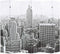 vidaXL - Kamerscherm - New - York - bij - daglicht - 228x170 - cm - zwart - en - wit