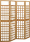 vidaXL - Kamerscherm/trellis - met - 4 - panelen161x180 - cm - massief - vurenhout