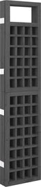 vidaXL - Kamerscherm/trellis - met - 5 - panelen - 201,5x180 - cm - vurenhout - zwart