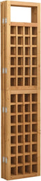 vidaXL - Kamerscherm/trellis - met - 5 - panelen - 201,5x180 - cm - vurenhout