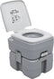 vidaXL - Kampeertoilet - draagbaar - 20 - + - 10 - L - grijs