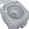 vidaXL - Kampeertoilet - draagbaar - 20 - + - 10 - L - grijs