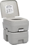 vidaXL - Kampeertoilet - draagbaar - 20 - + - 10 - L - grijs