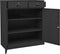 vidaXL - Kantoorkast - 90x40x102 - cm - staal - antracietkleurig