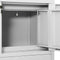 vidaXL - Kantoorkast - 90x40x102 - cm - staal - lichtgrijs