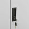 vidaXL - Kantoorkast - 90x40x102 - cm - staal - lichtgrijs