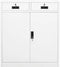 vidaXL - Kantoorkast - 90x40x102 - cm - staal - wit