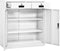 vidaXL - Kantoorkast - 90x40x102 - cm - staal - wit