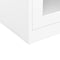vidaXL - Kantoorkast - 90x40x105 - cm - staal - wit