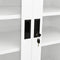 vidaXL - Kantoorkast - 90x40x105 - cm - staal - wit