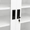 vidaXL - Kantoorkast - 90x40x90 - cm - staal - wit