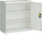 vidaXL - Kantoorkast - met - 2 - deuren - 90 - cm - staal - grijs