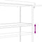vidaXL - Kantoorkast - met - 2 - deuren - 90 - cm - staal - grijs