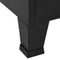 vidaXL - Kantoorkast - met - gaasdeuren - industrieel - 75x40x120 - cm - staal - zwart