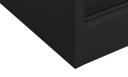 vidaXL - Kantoorkast - met - schuifdeuren - 90x40x90 - cm - staal - antracietkleurig