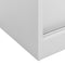 vidaXL - Kantoorkast - met - schuifdeuren - 90x40x90 - cm - staal - lichtgrijs