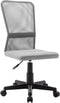 vidaXL - Kantoorstoel - 44x52x100 - cm - mesh - stof - grijs