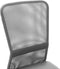 vidaXL - Kantoorstoel - 44x52x100 - cm - mesh - stof - grijs