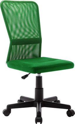 vidaXL - Kantoorstoel - 44x52x100 - cm - mesh - stof - groen