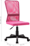 vidaXL - Kantoorstoel - 44x52x100 - cm - mesh - stof - roze