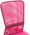 vidaXL - Kantoorstoel - 44x52x100 - cm - mesh - stof - roze