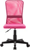 vidaXL - Kantoorstoel - 44x52x100 - cm - mesh - stof - roze