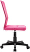 vidaXL - Kantoorstoel - 44x52x100 - cm - mesh - stof - roze