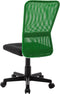 vidaXL - Kantoorstoel - 44x52x100 - cm - mesh - stof - zwart - en - groen