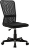 vidaXL - Kantoorstoel - 44x52x100 - cm - mesh - stof - zwart