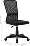 vidaXL - Kantoorstoel - 44x52x100 - cm - mesh - stof - zwart