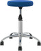 vidaXL - Kantoorstoel - draaibaar - fluweel - blauw
