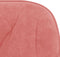 vidaXL - Kantoorstoel - draaibaar - fluweel - roze