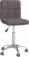 vidaXL - Kantoorstoel - draaibaar - stof - taupe