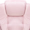 vidaXL - Kantoorstoel - fluweel - roze