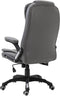 vidaXL - Kantoorstoel - kunstleer - antraciet